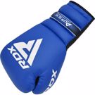 RDX Apex A4 Laces Boxing Gloves -blue